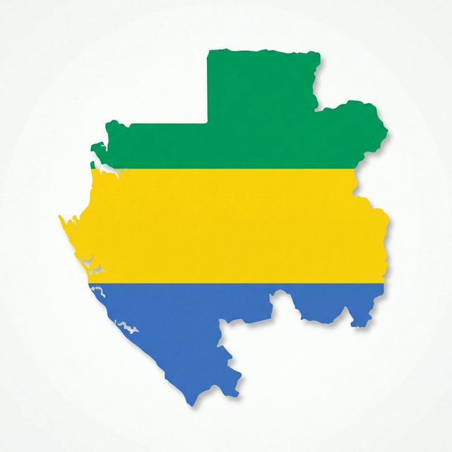 Carte du Gabon